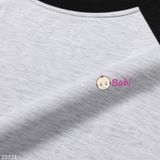  Áo Thun Cotton Tay Ngắn Raplang S.n.oo.py Tym Hồng (30-70kg) 