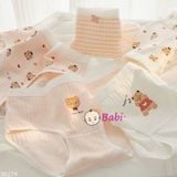  H3 Quần Lót Cotton Set 5c Cho Mẹ Và Bé Gái (40-55kg) 