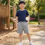  Quần Short Thun Da Cá Bé Trai Mặc Hè Size 26-70kg 