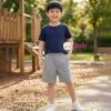  Quần Short Thun Da Cá Bé Trai Mặc Hè Size 26-70kg 