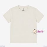  Áo Thun Tay Ngắn CVC Cotton Màu Trơn (26-75kg) 