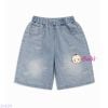 Quần Short Jeans Bé Gái Đính Ngọc Trai M1 (23kg - 40kg)