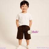  Quần Short Trẻ Em Màu Trơn Năng Động (23-62kg) 