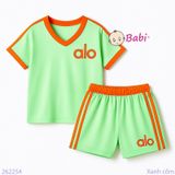  Bộ Thể Thao Trẻ Em Màu Trơn Năng Động (23-58kg) 