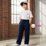  Quần Thun Suông Dài Bé Trai Bé Gái Màu Trơn M3 (33-68kg) 