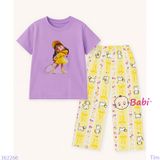  Bộ Tay Ngắn Quần Suông Dài Bé Gái Tennis (20-72kg) 