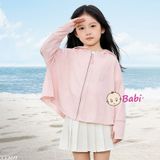  Áo Khoác Chông Nắng Cánh Dơi Bé Gái Hình Gấu (25-40kg) 