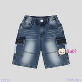  Quần Jeans Lửng Túi Hộp Bé Trai 800 (20-49kg) 