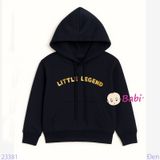  Áo Hoodie Thun Cotton Dày Dặn Little Legend (17kg-75kg) 
