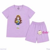 Bộ Thun Mát Bé Gái Hoa Vàng Mùa Hè Size 20-55kg 