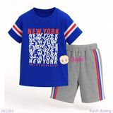  Bộ Tay Ngắn Quần Lửng In Chữ NewYork (30-60kg) 