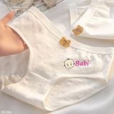  H10 Quần Lót Cotton Trơn Set 5c Cho Bé Gái (35-52kg) 