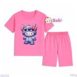  Bộ Bé Gái Quần Lửng In Hình Mèo Dễ Thương (23-56kg) 