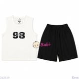  Bộ Thun Sát Nách Bé Trai In Số 98 (27 -65kg) 