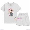  Bộ Thun Cotton Quần Đùi Mặc Hè Bé Gái (30-57kg) 