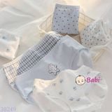  Set 6 Chip Tam Giác Họa Tiết Dễ Thương (40-55kg) 