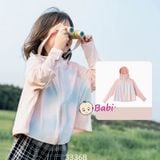  Áo Khoác Chông Nắng Cánh Dơi Bé Gái Loang Màu (25-40kg) 