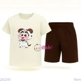  Bộ Thun Bé Trai Tay Ngắn Quần Lửng Hình Bé Shin (23kg - 60kg) 