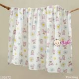  Khăn Gạc Tắm 2 Lớp Sơ Sinh 110x110cm 