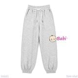  Quần Jogger Bo Lai Unisex Cho Bé Trai Gái (33-77kg) 