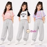  Quần Jogger Bo Lai Unisex Cho Bé Trai Gái (33-77kg) 