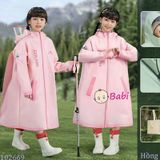  Áo Mưa Cao Cấp Phối Màu Dễ Thương (110-165cm) 