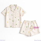 Bộ Pijama Tay Ngắn Quần Đùi NHiều Họa Tiết M1 (25-58kg) 