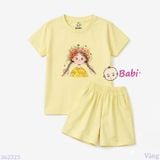  Bộ Bé Gái Tay Ngắn Quần Đùi Bé Đội Hoa (20-55kg) 