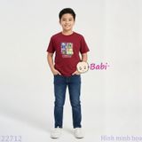  Áo Thun Bé Trai Bé Gái Tay Ngắn Hoạt Hình M1 (23-62kg) 