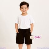  Quần Short Trẻ Em Màu Trơn Đơn Giản  (23kg - 60kg) 