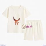  Bộ Bé Gái Quần Lửng In Họa Tiết Đẹp H1 (23-56kg) 