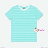  Áo Thun Babytee Sọc Kẽ Mẹ và Bé (30-68kg) 