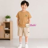 Áo Thun Tay Ngắn Cotton Bé Trai Bé Gái BeKinds (33-70kg) 