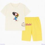 Bộ Bé Gái Tay Ngắn Quần Lửng Bé Và Hoa M1(20-55kg) 