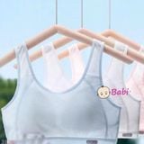  Áo Bra Lưới Cotton Học Sinh Bé Gái (30-65kg) 