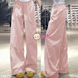  Quần Suông Dài Gió Dù Cho Trẻ Em Màu Trơn Sành Điệu (45-62kg) 