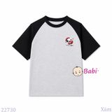  Áo Thun Cotton Tay Ngắn Raplang S.n.oo.py Tym Đỏ (30-70kg) 