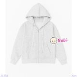  Áo Khoác Chất Cotton 2 Da Trẻ Em Màu Trơn Đơn Giản (17kg - 75kg) 