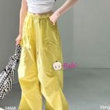  Quần Suông Dài Bé Gái Màu Trơn Sành Điệu (30-50kg) 