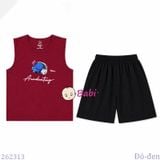  Bộ Thun Sát Nách Bé Trai In Hình Nón (27 -65kg) 
