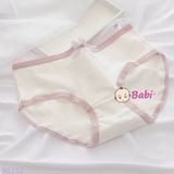  Set 6 Chip Tam Giác Cotton Màu Hồng (40-55kg) 