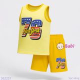  Bộ Sát Nách Quần Lửng  Bé Trai Mix Sọc (30-47kg) 