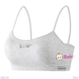 Áo Bra Cotton Cho Bé Gái Họa Tiết Xinh Xắn (40-47kg) 