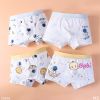  Set 4 Chip Đùi Cotton Bé Trai Họa Tiết Phi Hành Gia (35-50kg) 