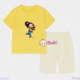  Bộ Bé Gái Tay Ngắn Quần Lửng Bé Và Hoa M2(20-55kg) 