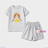  Bộ Bé Gái Tay Ngắn Quần Đùi Bé Đội Hoa (20-55kg) 