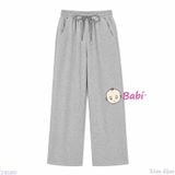  Quần Suông Dài Thun Cotton Unisex Trai Gái (33-77kg) 