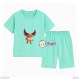  Bộ Bé Gái Quần Lửng In Họa Tiết Đẹp H1 (23-56kg) 