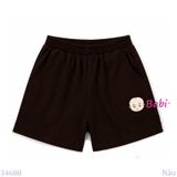  M2 Quần Short Thun Cotton Phối Túi Bé Gái (26-60kg) 