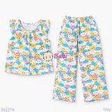  M1 Bộ Tole Lanh Quần Dài Mẹ Bé Gái (40-65kg) 